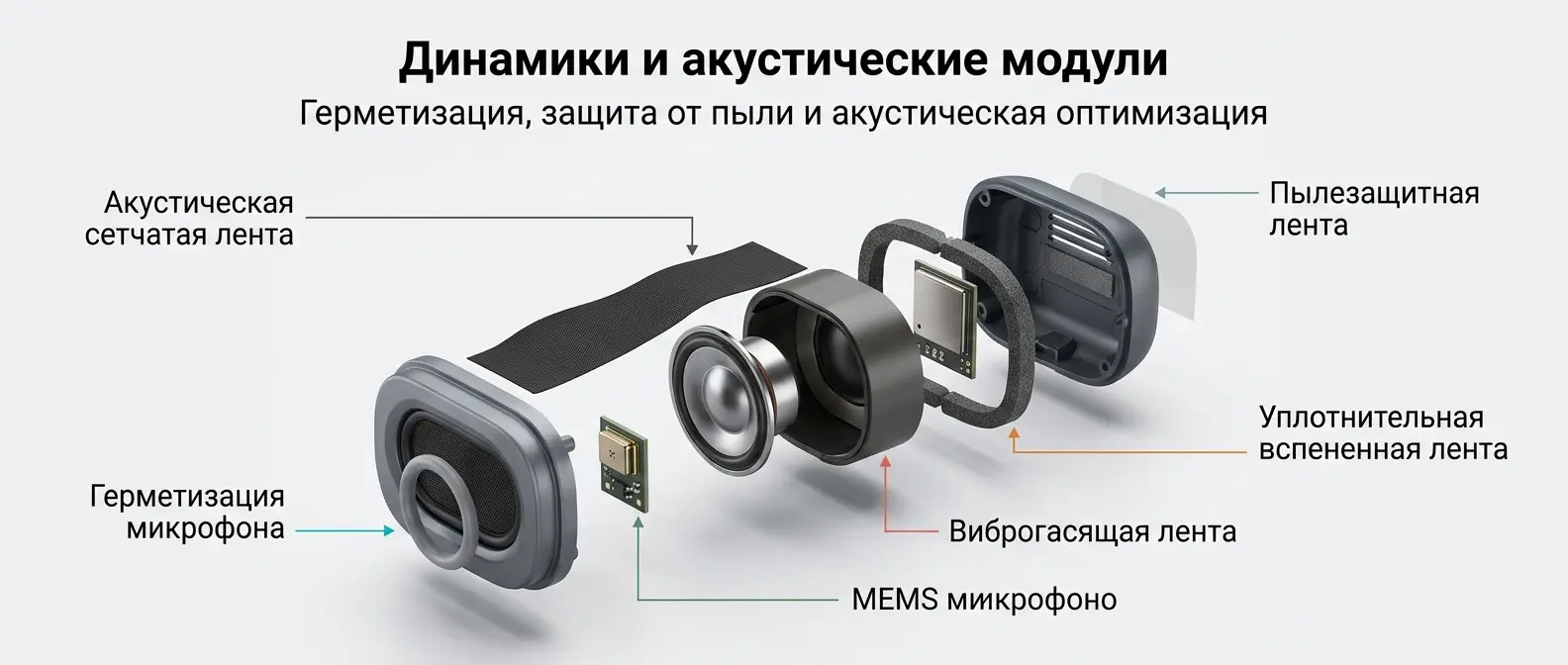 Динамики и акустические модули