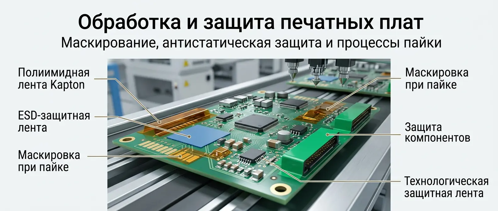 Обработка и защита печатных плат