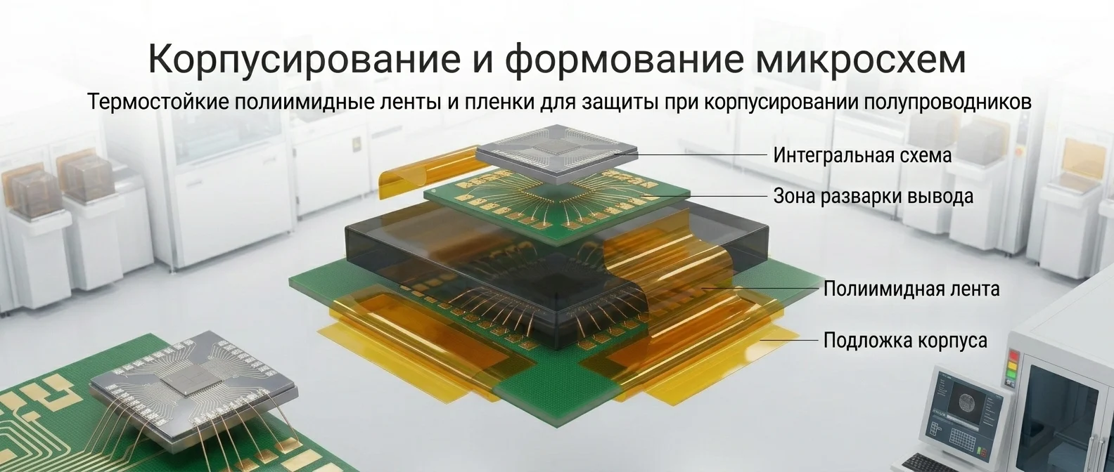 Корпусирование и формовка чипов