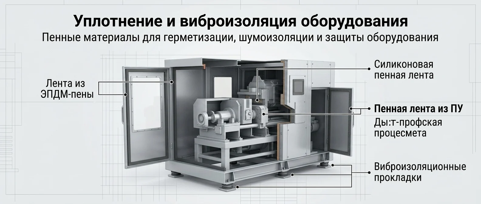 Прокладки и виброконтроль
