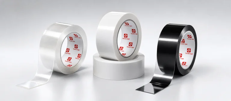 Высокоэффективная PET двусторонняя лента YOUSAN TAPE для промышленного монтажа