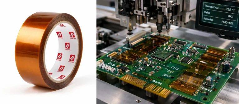 Полиимидная клейкая лента YOUSAN для SMT, PCB и высокотемпературной электроизоляции